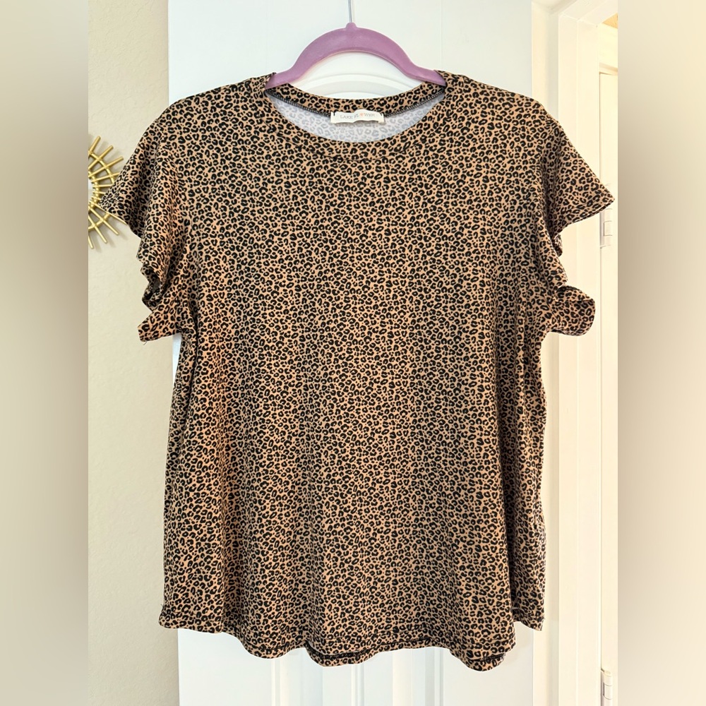 Leopard Print Women's Top